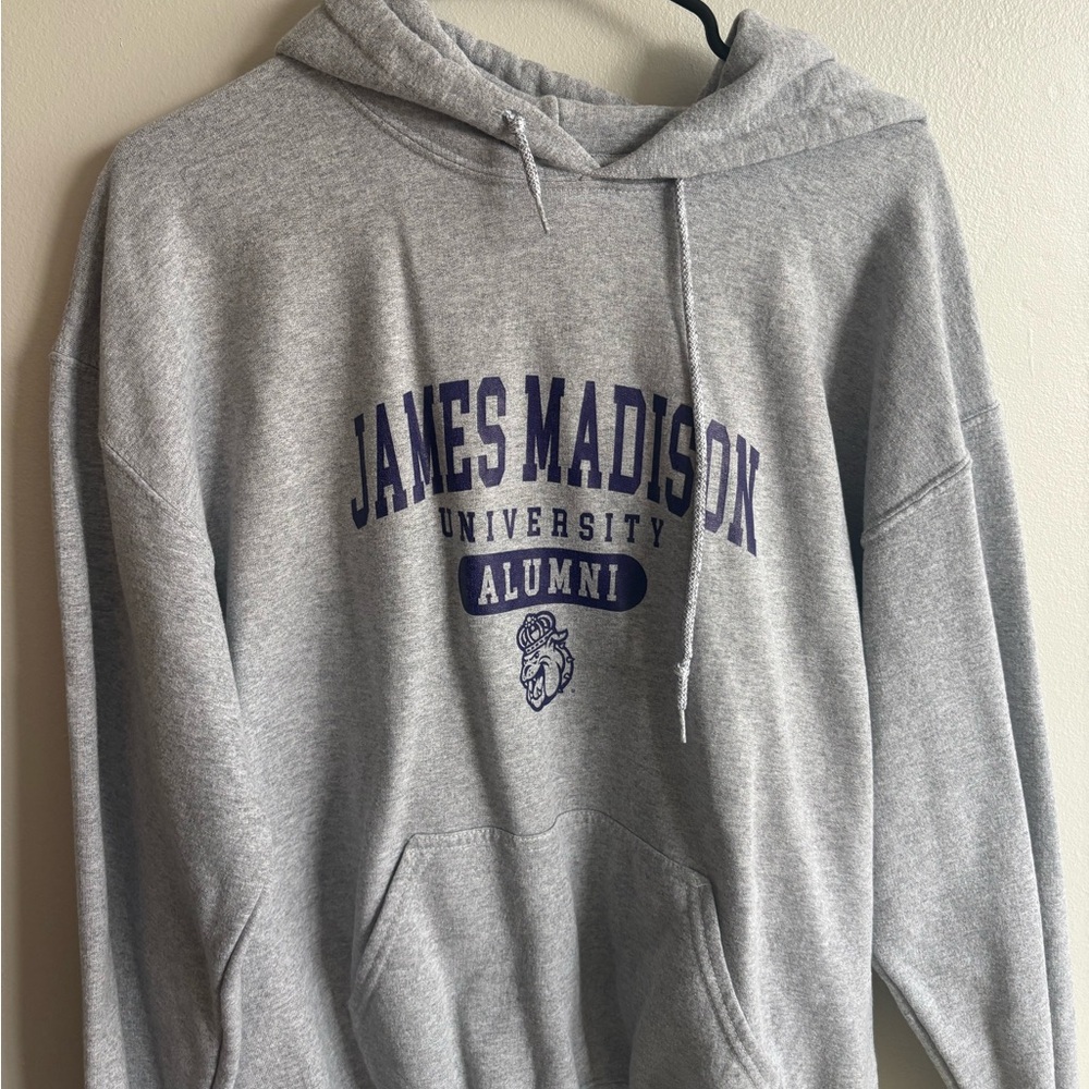 Gildan Gray James Madison University Alumni Hoodie